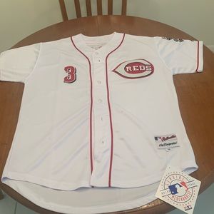 Ken Griffey Jr Cincinnati Reds MLB Authentic Collection baseball jersey